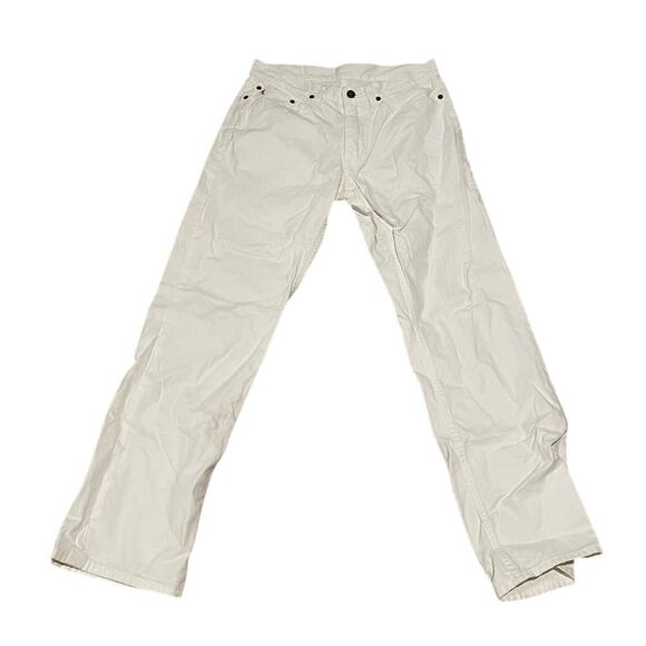 Polo Ralph Lauren Authentic white dungarees RL Jeans size 30 - Picture 1 of 6